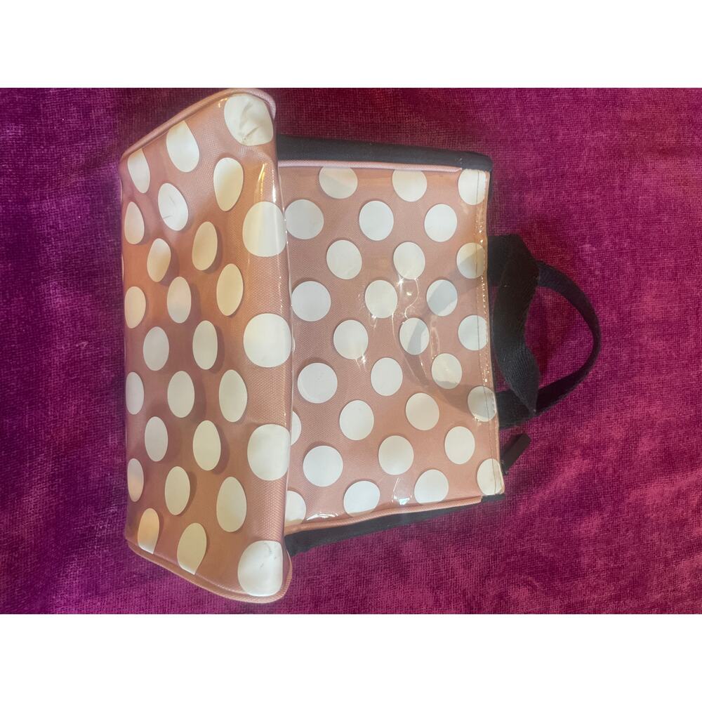 KATE SPADE Jumbo Polka Dot Insulated Lunch Tote WORK OFFICE TRAVEL PREPPY Bag - Picture 4 of 8